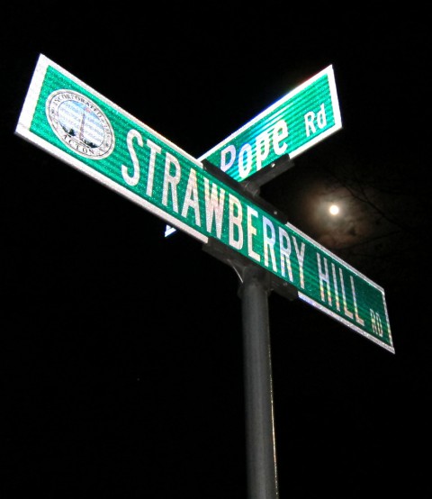 Strawberry Hill by moonlight - photo - Rob Vandermark