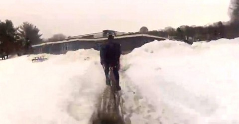 Matt's B-Day ride - Snow Trail - Video Thom Parsons