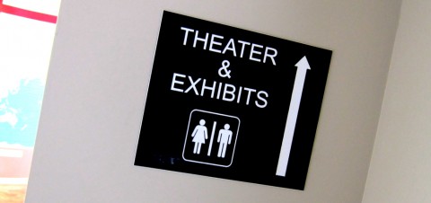 The Theater and Exhibits Are Also the Toilet; That's Convenient