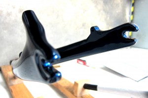 Carbon Fender Mount Prototype for Seven Cycles