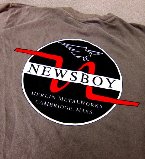 Merlin Newsboy t-shirt, back