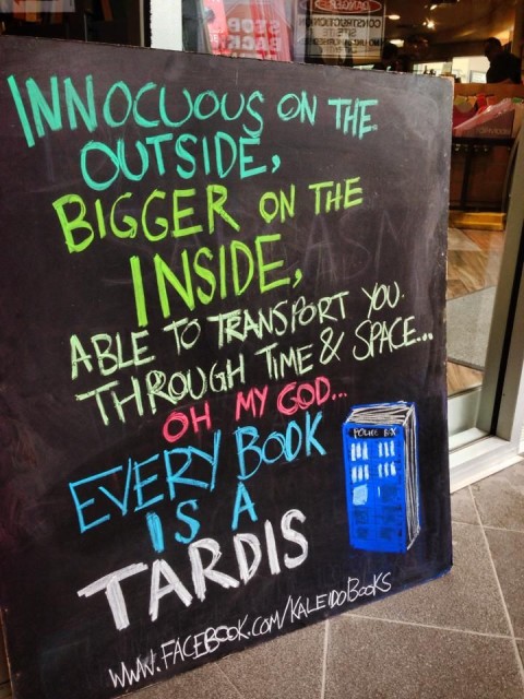 Every book is a tardis