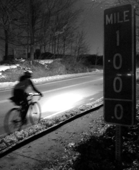 One Hundred miles in sub-freezing temperatures, absolutely - and bring lights - photo - Rob Vandermark