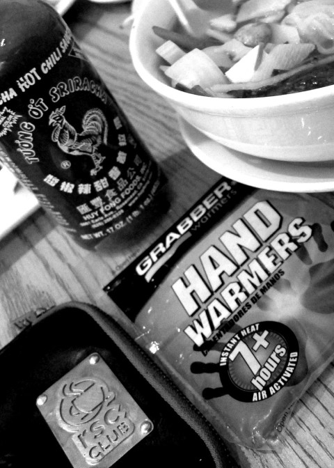 Strategies for staying warm on a December night ride
