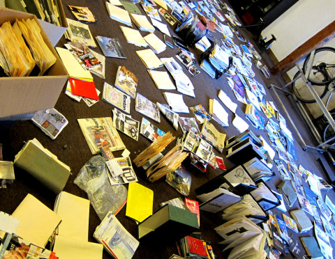 Flooded papers - photo - Rob Vandermark
