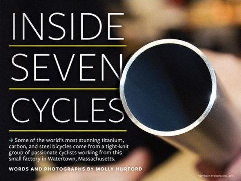 Inside Seven Cycles - photo - Molly Hurford