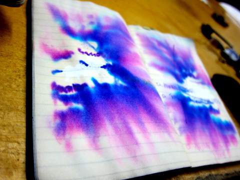 Notes become art - photo - Rob Vandermark