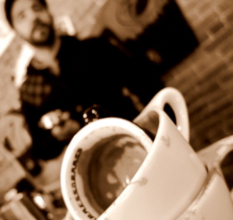 Sal and the Coffee Tasting - photo - Rob Vandermark