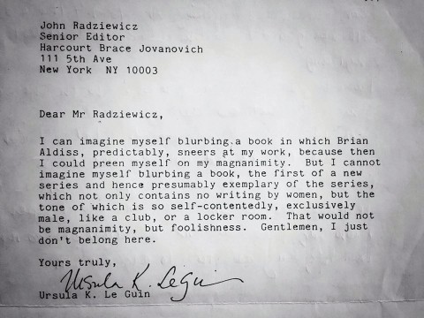 Ursula Le Guin - Gentelmen, I just don't belong here